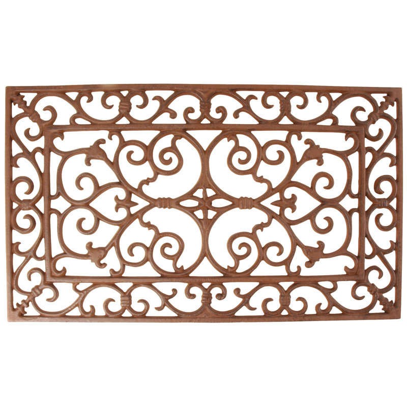 Sml Cast Iron Doormat (Rect.)