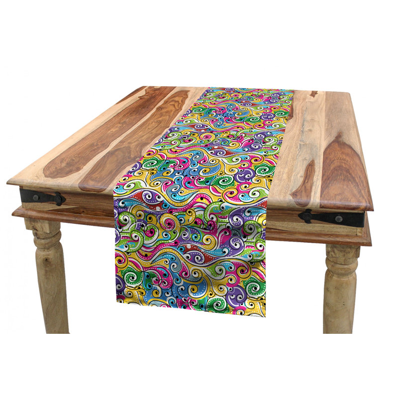 Abstract Table Runner, 72" x 16"