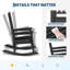 Ensemble de 2 chaises Adirondack berçantes Hdpe-277106282
