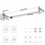 Atifa 60cm 1 Wall Towel Bar