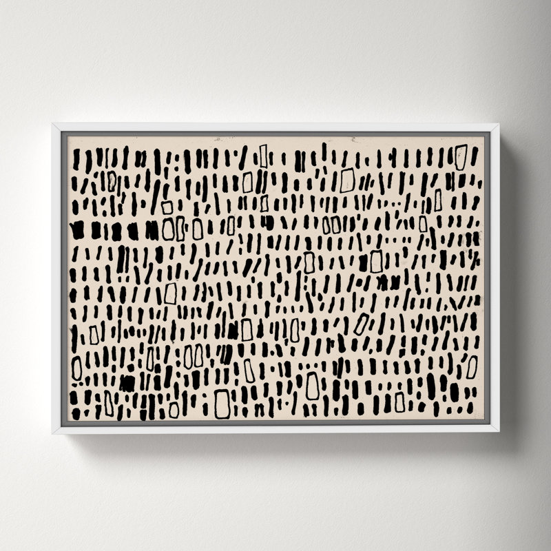 Tribal Code by Filippo Ioco, 13.5" H x 19.5" W x 2" D, White