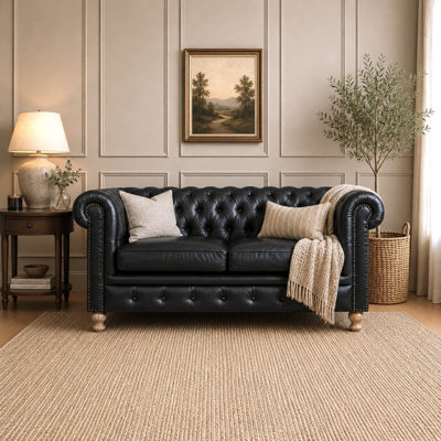 2 Seater Leather Sofa