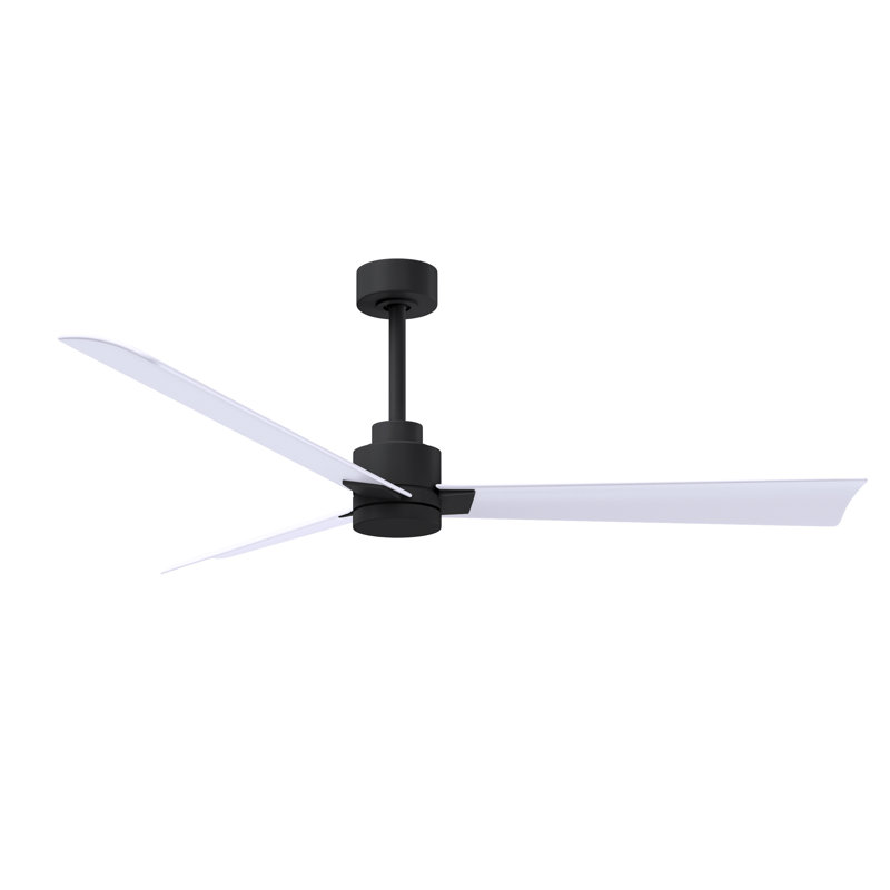 Alessandra 56'' Ceiling Fan, Matte White, Matte Black