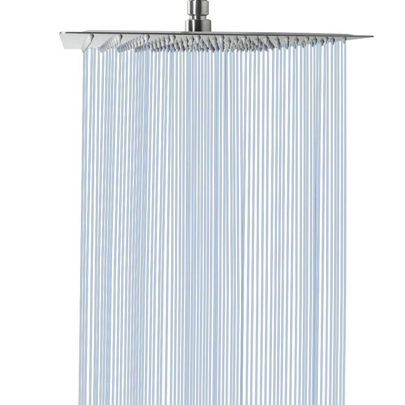 Rain Adjustable Shower Head 2.0 GPM GPM, Brushed Nickel