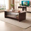 Table basse moderne avec portes en verre-308688385