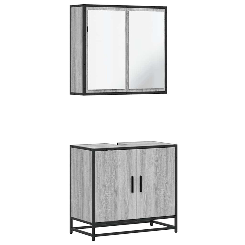 Bathroom Furniture Suite, Gray
