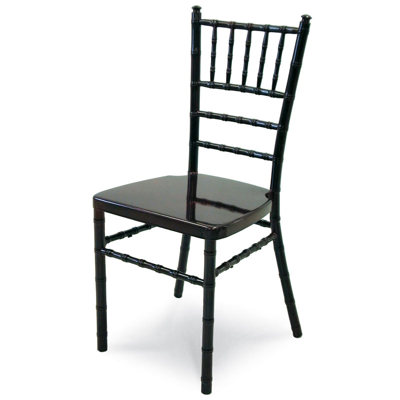 Chaise chiavari, Noir