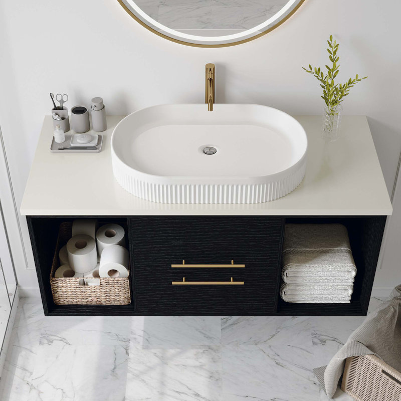 Meuble-lavabo de salle de bain 22,8 po