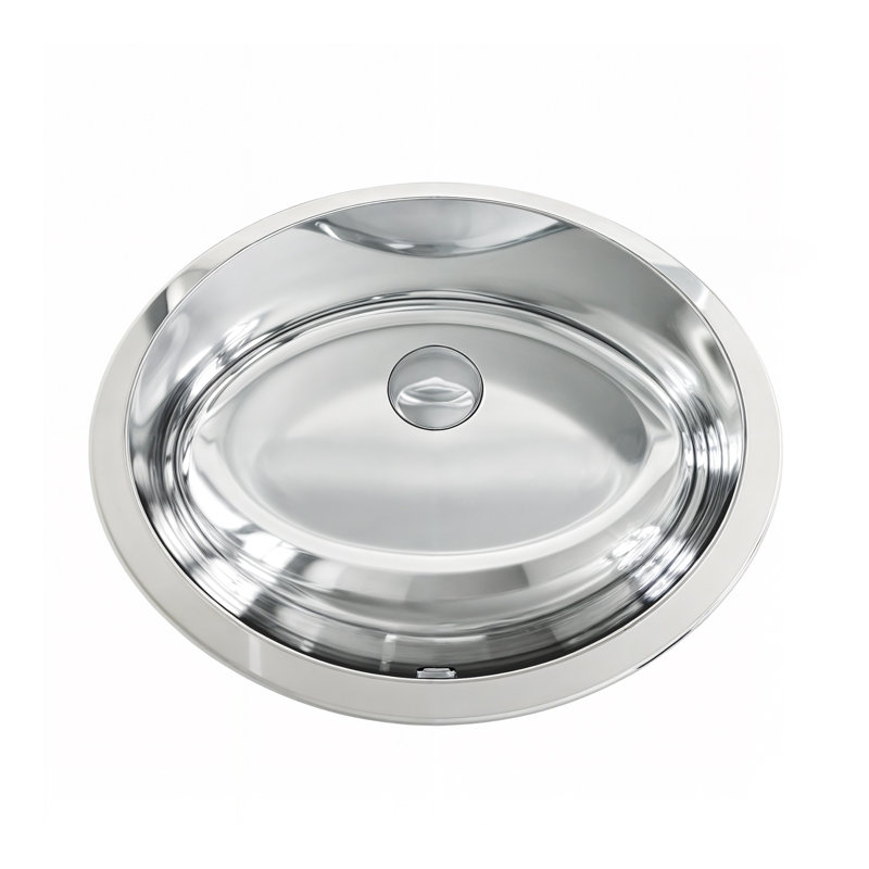 19" Oval Undermount Sink