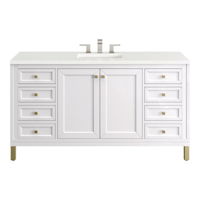 Chicago 60'' Single Bathroom Vanity with Top