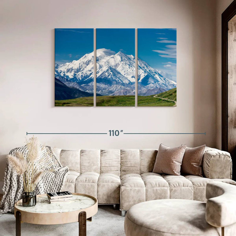 Alvord Mount McKinley Denali, 48" H x 74" W