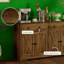 Armoire décorative, buffet de rangement de cuisine avec tiroirs, tablettes réglables-605248782
