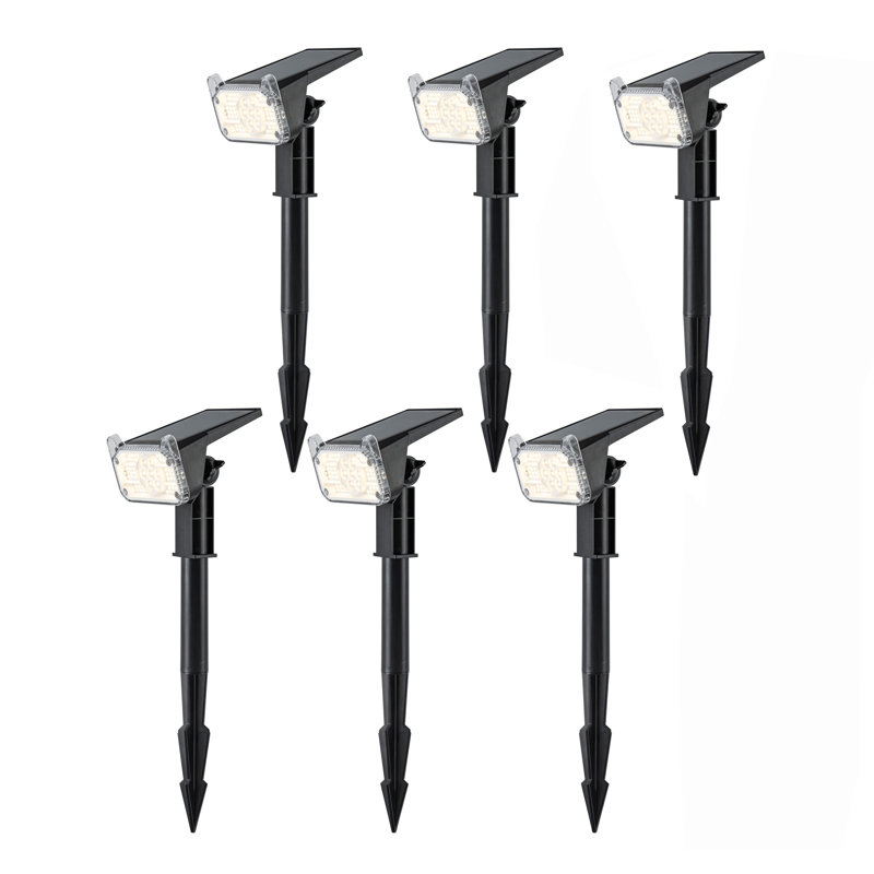 Solar Path Lights, Adjustable 2-in-1 Wall/Ground Light