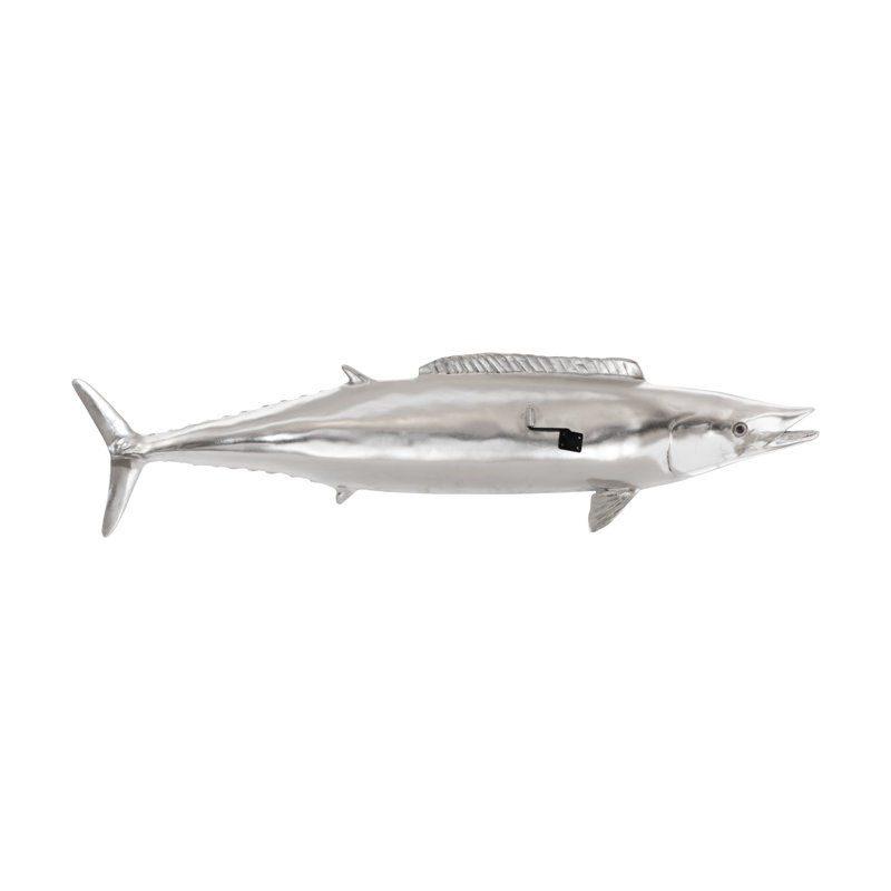 Décoration murale feuille d'argent Wahoo Fish