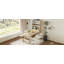 Foldable Dining Table with Buffet-1726195680