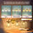 Contemporary Bathroom Vanity Light Fixture with Ribbed Clear Glass Globe Shades-461178571-461178569