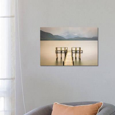 Fiordland Jetty - reproduction d'art sur toile tendue