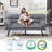 Gurlal Twin 71'' Upholstered Convertible Sofa-915389041