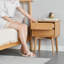 Brosnan 45cm W Solid Wood Bedside Table