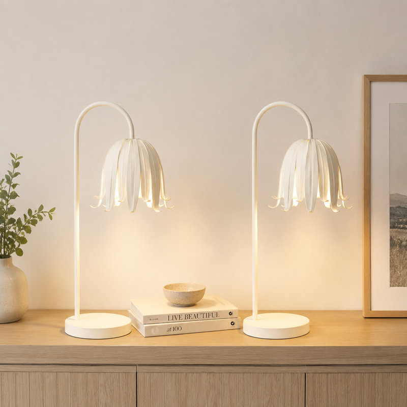 Lampe de table en acier 23,63 po