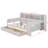 Vrishin Wooden Full Size Multi-functional Bed with Two Storage Drawers and Study Desk-893199335
