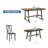 Canser 6 - Person Four Leg Dining Set-272727164