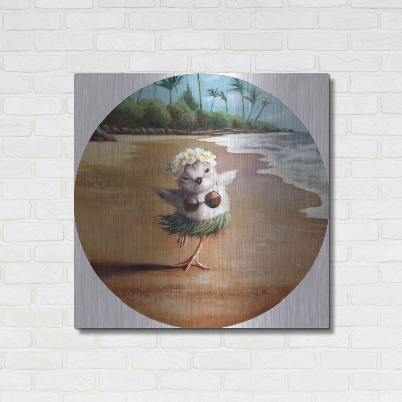 «Hula Chick» par Lucia Heffernan, H 36 po x l 36 po