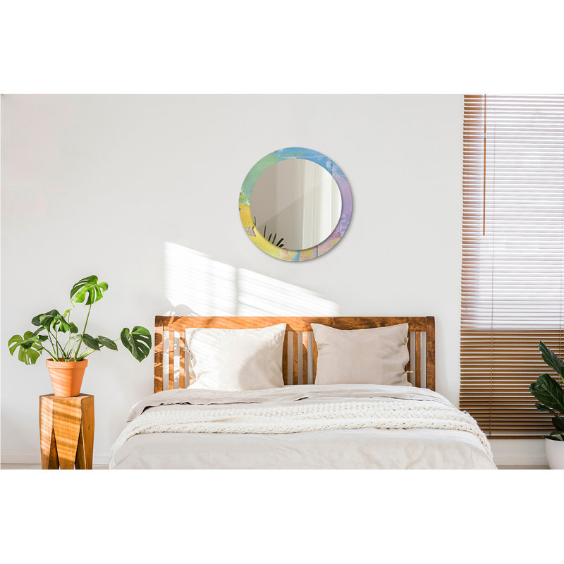 Huldar Glass Flat Wall Mirror