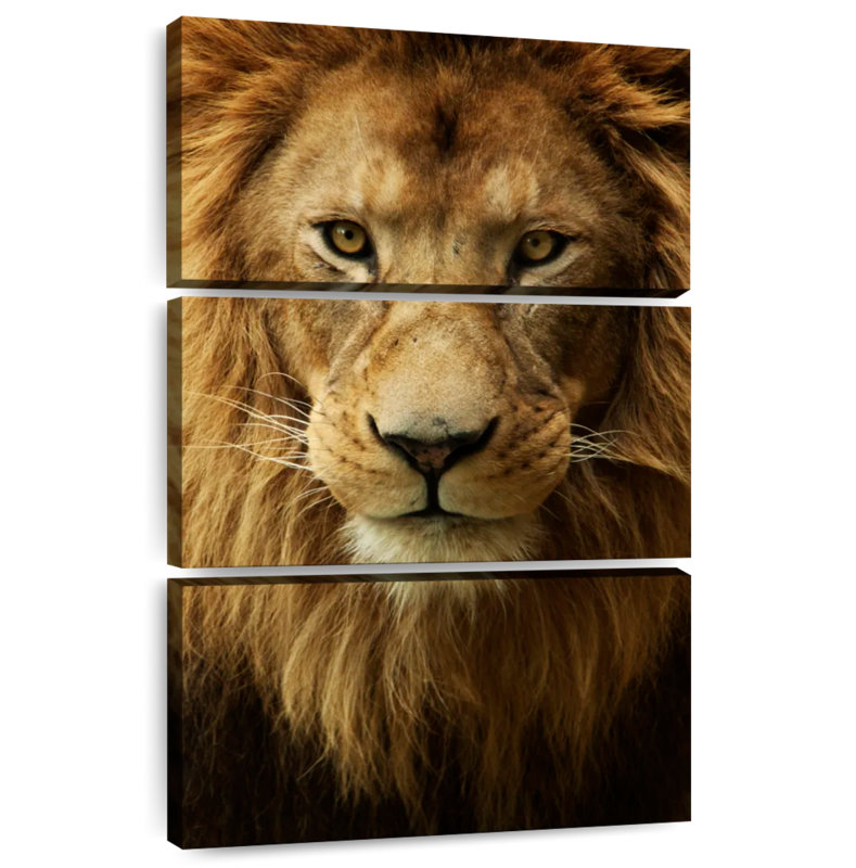 Brampt Fabulous Lion Head, 74" H x 48" W