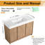 Ensemble de meuble-lavabo simple 48 po avec plateau en résine Kaelor, meuble-lavabo simple autoportant avec lavabo en résine-1810927228