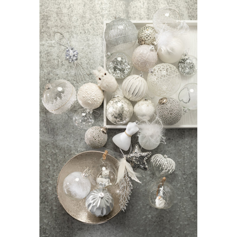 Christmas Decoration 8 cm Glass Shatterproof