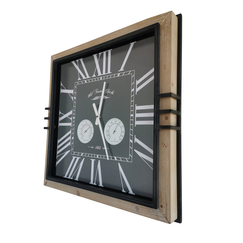 Horloge murale pour température et humidité