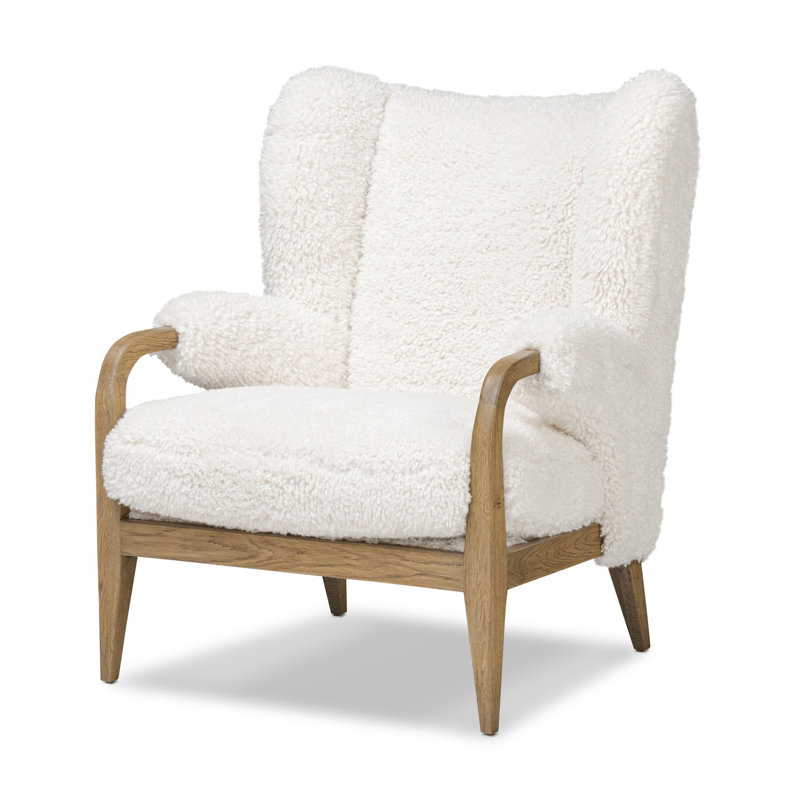 Sedoni Chair, White Teddy