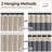100% Blackout Faux Linen Pinch Pleated Curtain Panels Thermal Insulated Drapes with 20 Hooks for Bedroom & Living Room, Set of 2-1952807663-1952807650