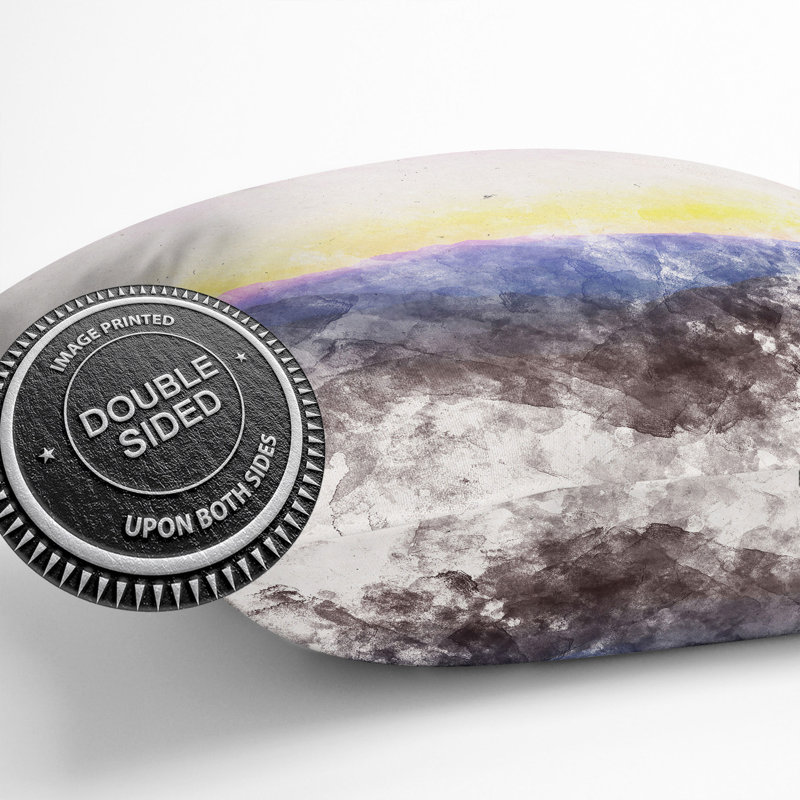 Sunrise over the World Cushion with Filling, 55cm H x 55cm W x 20cm D