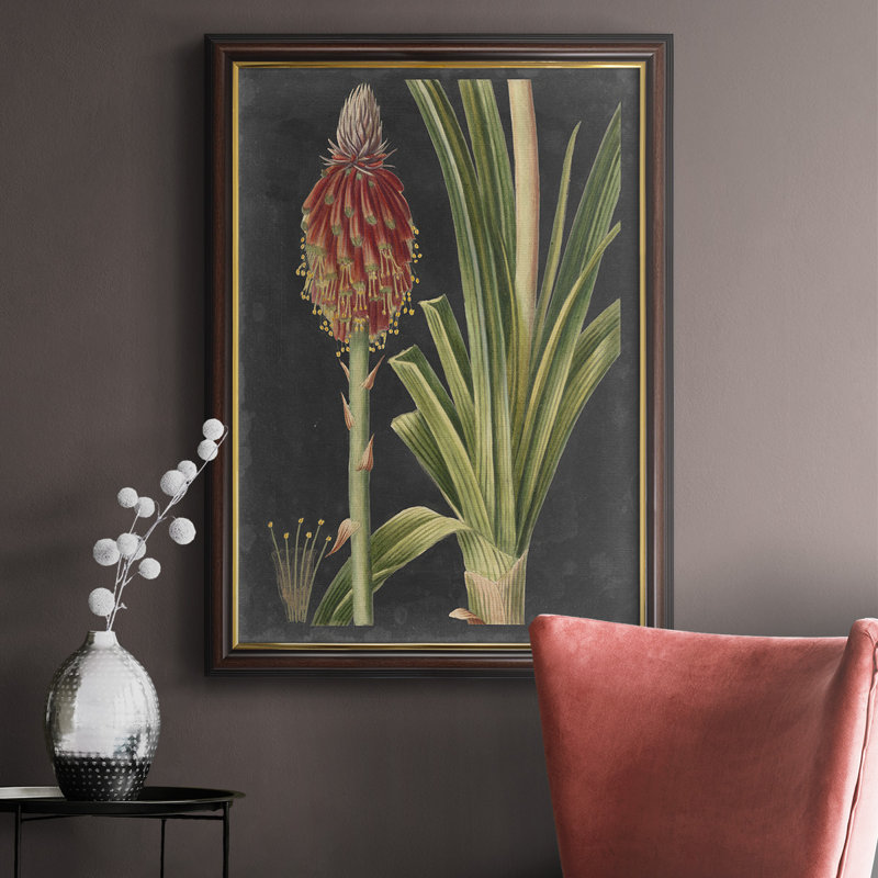 Toile encadrée de qualité supérieure Dramatic Tropicals IV - prête à être accrochée, H 36 po x l 24 po x P 2,5 po