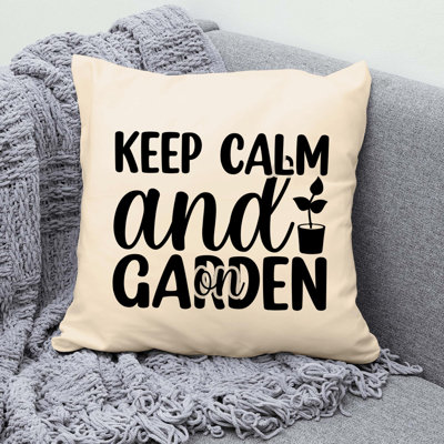 Garden Lover Funny Quote 991 - Throw Pillow Insert Included