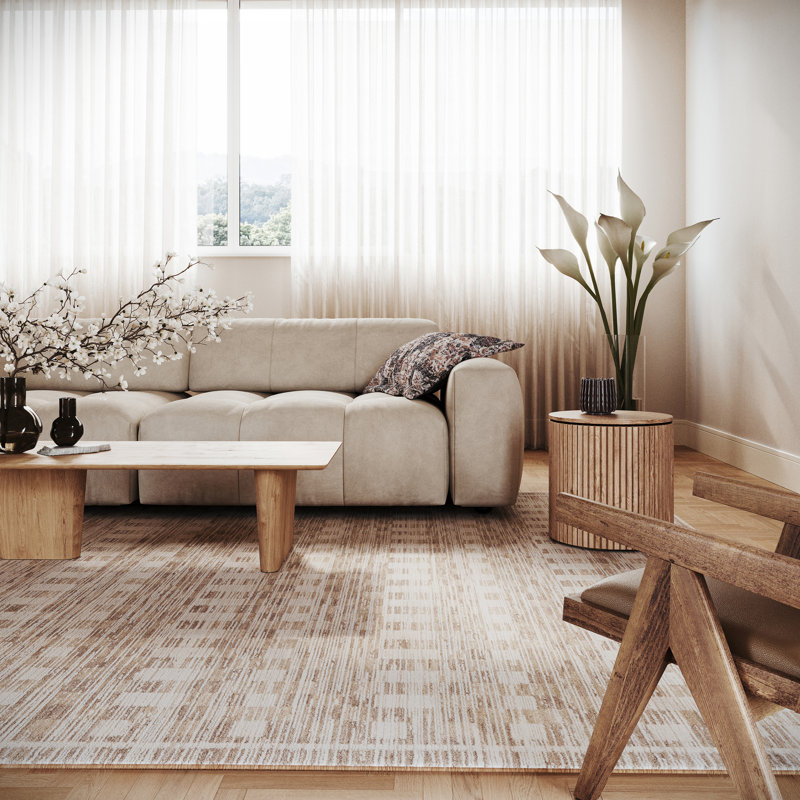 Odalisse Modern Geometric Rug, Rectangle 4' x 6'