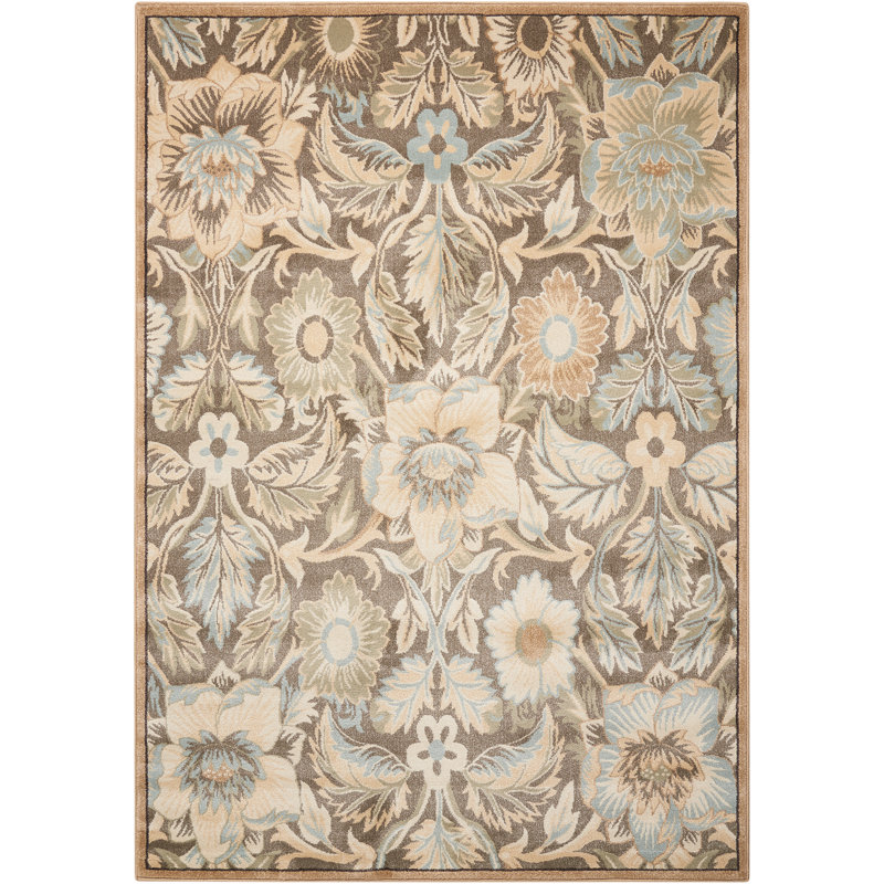 Niell Floral Area Rug, Rectangle 114 x 175cm