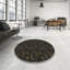 Tapis noir/brun à motifs-222946740
