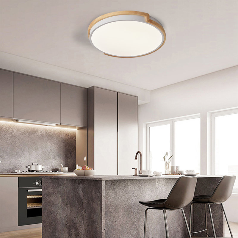 Plafonnier encastré Elburr, 4 500 K, Argent argent