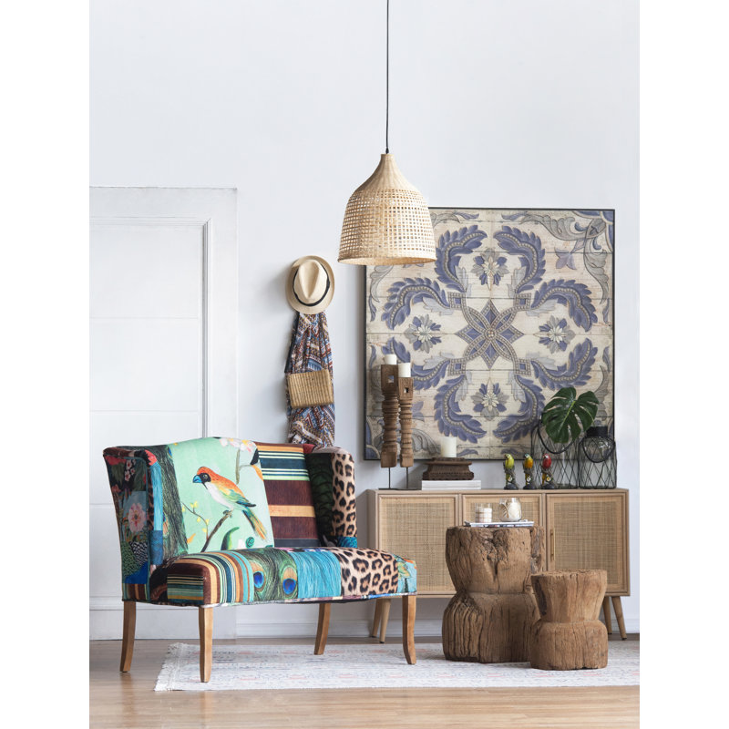 Menomonie Solid Wood Accent Stool