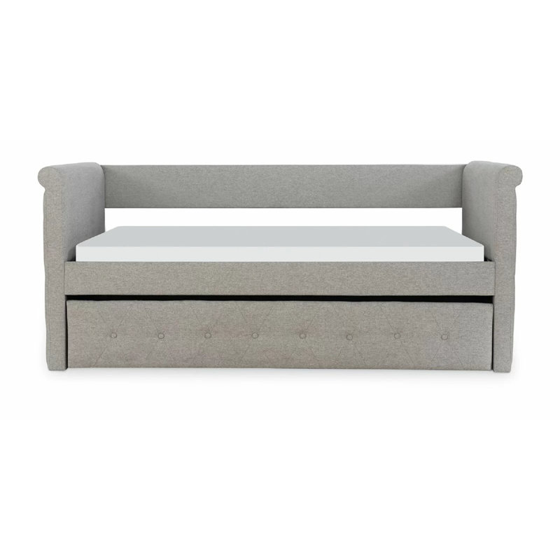 Lit de jour simple avec lit gigogne Harshi