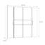 Koran 4 Door Manufactured Wood Wardrobe-81263596