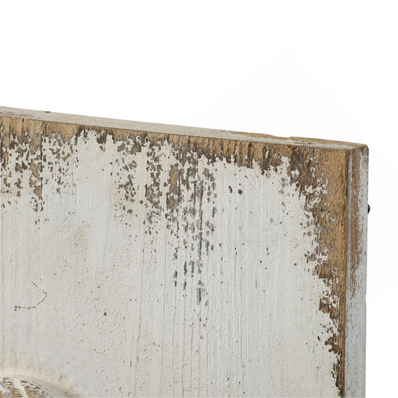 Panneaux muraux, ensemble de 2 ailes de plumes blanches vieillies 42 po x 15,5 po - Art mural