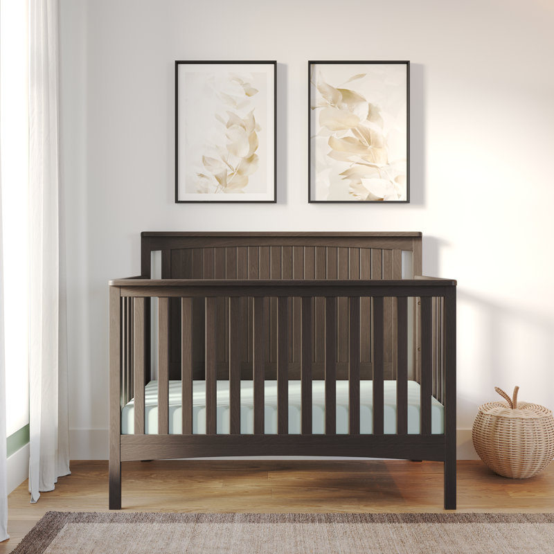 Lit de bébé convertible 4-en-1 Scout, Gris pimpant