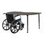 Table d'activité thermofusionnée avec pieds fuselés réglables Adapte 48 x 72-115943341-115943334