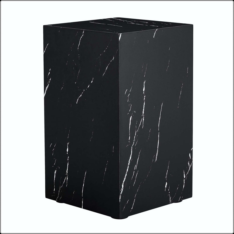 Black Marble Texture MDF Coffee Table