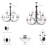 Analycia Steel Candle Wall Light
