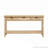 60'' Fir Veneer Entryway Table With Honeycomb-Patterned Fronts, 3 Drawers, And Solid Fir Legs For Versatile Storage-2040994842